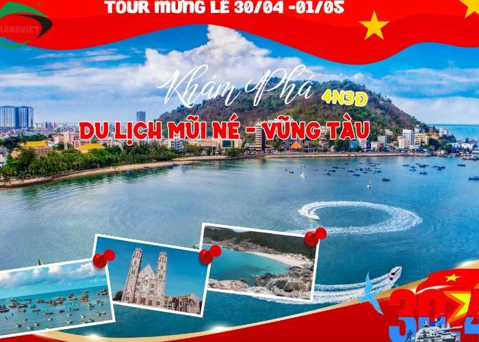 Tour Du Lịch Mũi Né - Vũng Tàu 4 Ngày 3 Đêm Lễ 30/4-1/5 (Bay VietnamAirlines)